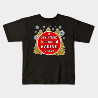 Christmas Cookie Baking Crew Festive Season Kids T-Shirt